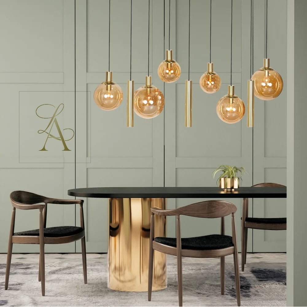 BAL RENK CAM-BORU LED SARKIT-AVİZE