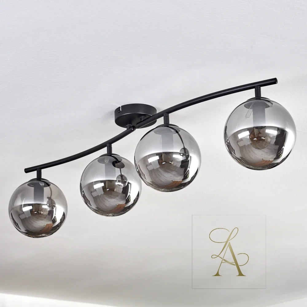 FÜME RENKLİ CAM SARKIT-AVİZE