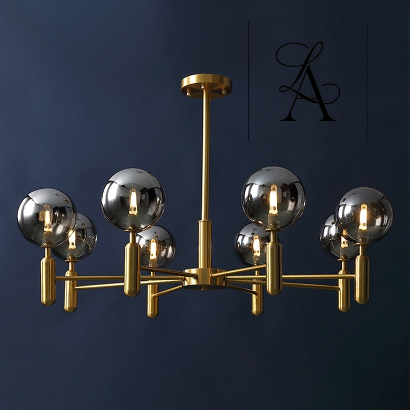 FÜME RENKLİ CAM SARKIT-AVİZE