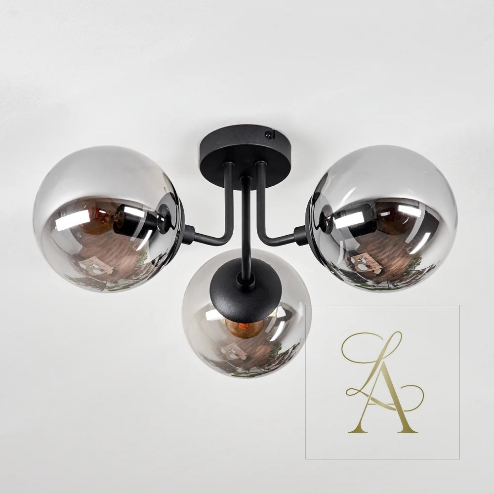 FÜME RENKLİ CAM SARKIT-AVİZE