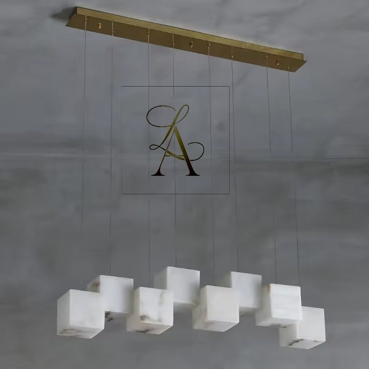 8 Lİ MERMER SARKIT-AVİZE