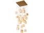 25 Lİ KÜP MERMER AVİZE-SARKIT