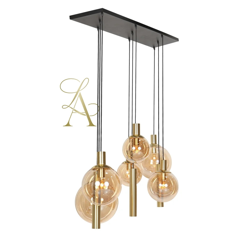 BAL RENK CAM-BORU LED SARKIT-AVİZE