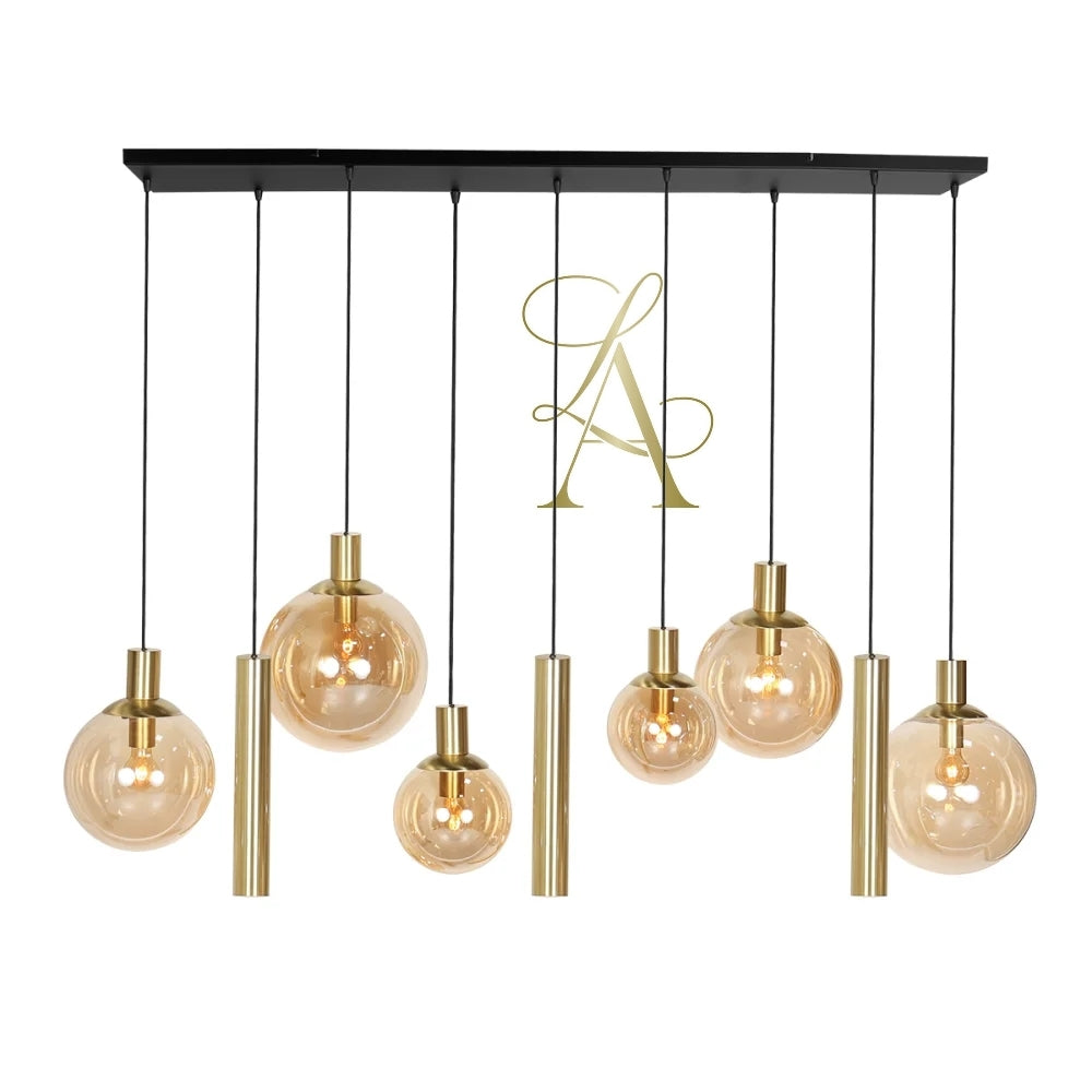 BAL RENK CAM-BORU LED SARKIT-AVİZE