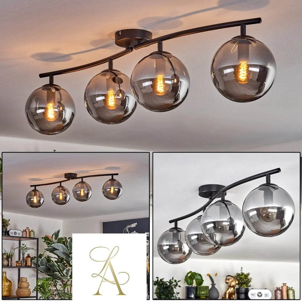 FÜME RENKLİ CAM SARKIT-AVİZE