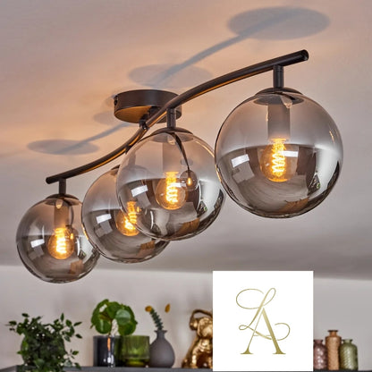 FÜME RENKLİ CAM SARKIT-AVİZE