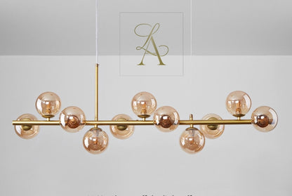 BAL RENKLİ CAM SARKIT AVİZE