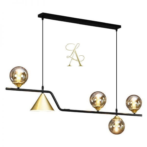 BAL RENKLİ CAM SARKIT AVİZE