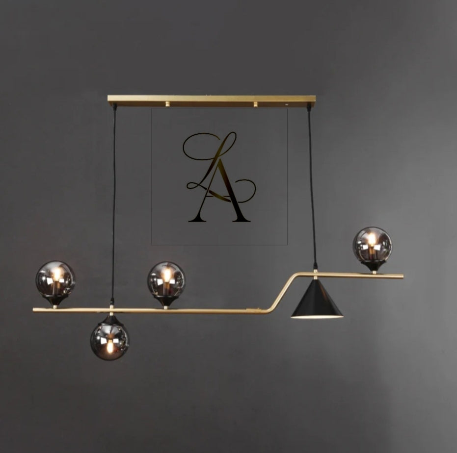 FÜME RENKLİ CAM SARKIT-AVİZE