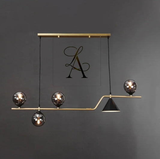 FÜME RENKLİ CAM SARKIT-AVİZE