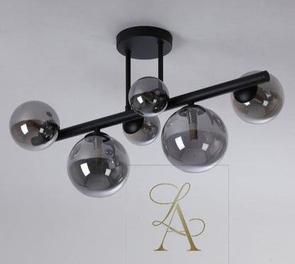 FÜME RENKLİ CAM SARKIT-AVİZE