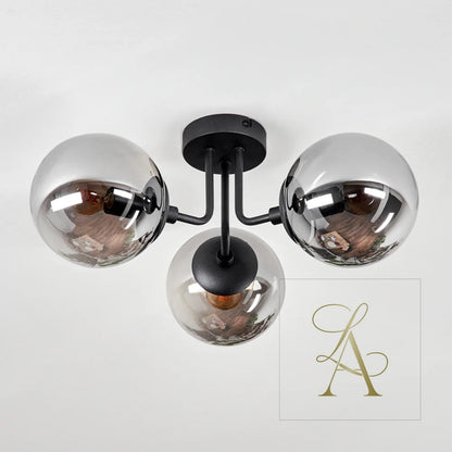 FÜME RENKLİ CAM SARKIT-AVİZE