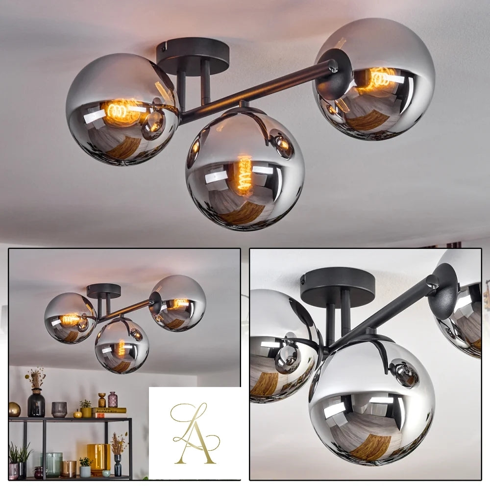 FÜME RENKLİ CAM SARKIT-AVİZE