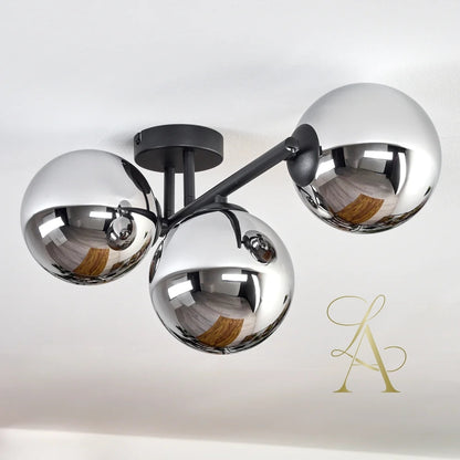 FÜME RENKLİ CAM SARKIT-AVİZE